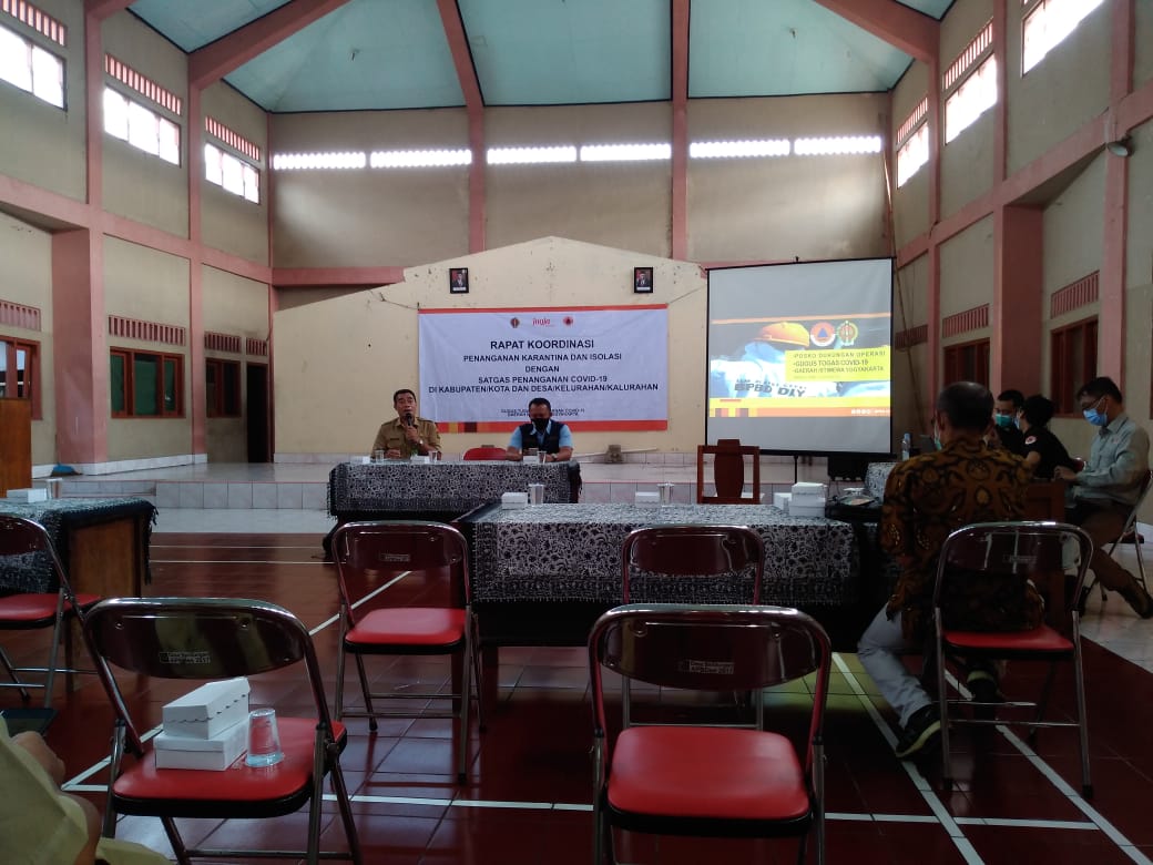 Pelatihan Penanganan Covid dari BPBD Provinsi DIY dan BPBD Kabupaten Kulon Progo